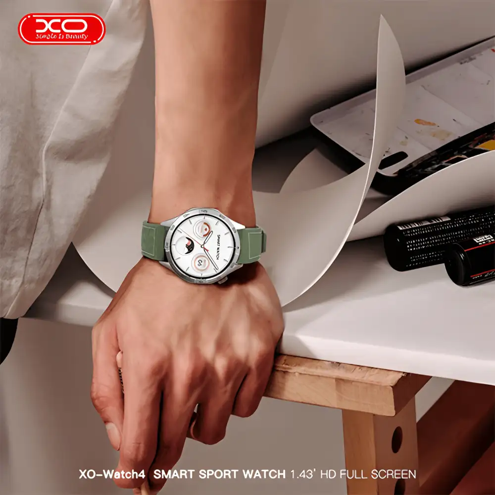 XO Watch 4 smart sport watch AMOLED display and sleek design