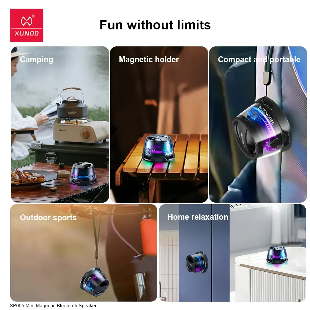 Xundd SP005 magnetic portable speaker compact premium design