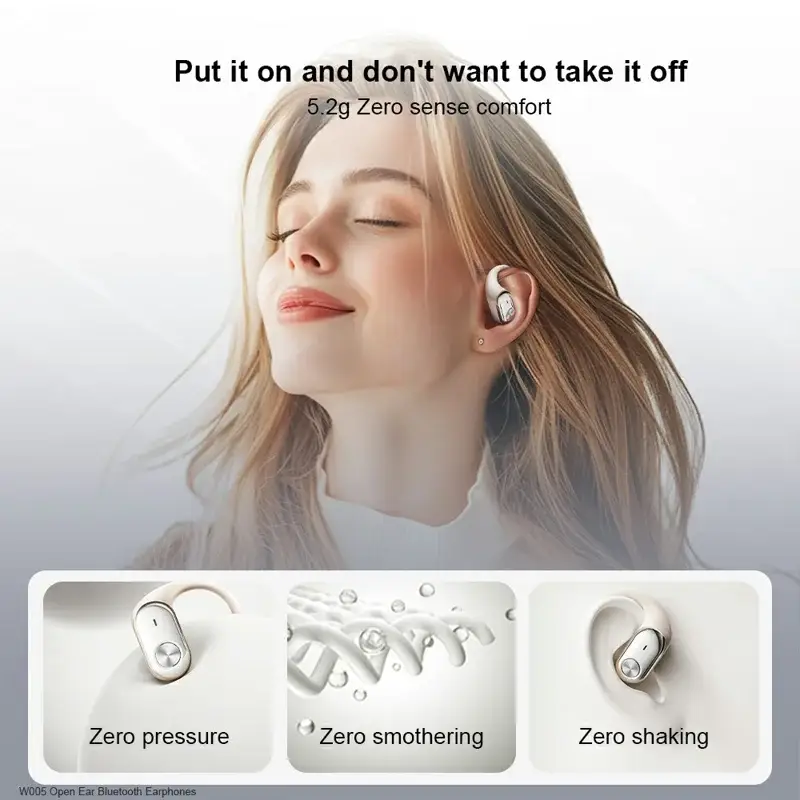 XUNDD W005 open ear bluetooth earphones running workout usage